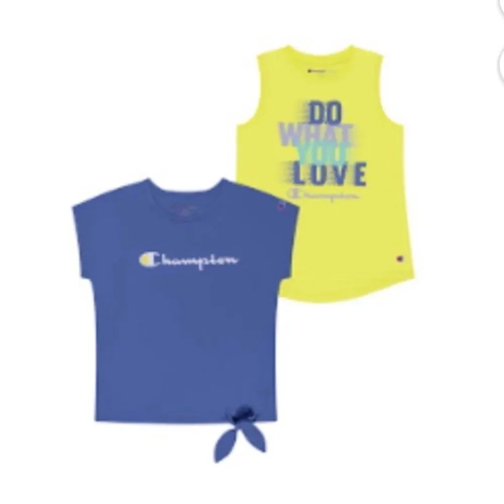 NWT Champion girls‎ tees tank top T-shirt vibrant colors sz 4 lot bundle 347